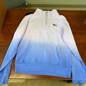 Victoria’s Secret Blue Ombré Zip Pullover
